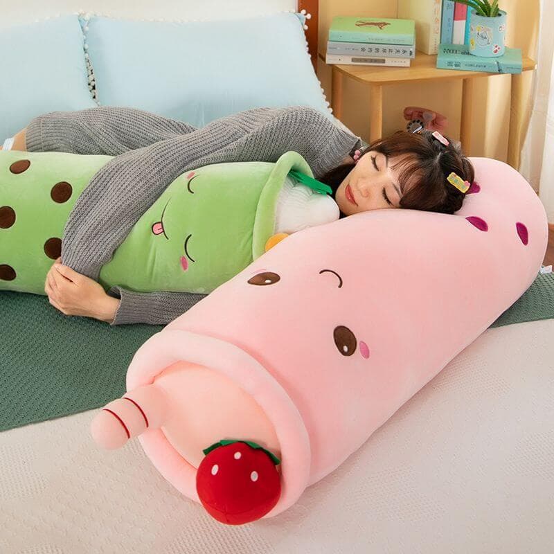 Tea Plushies Squishy Milk Tea Boba Pillow